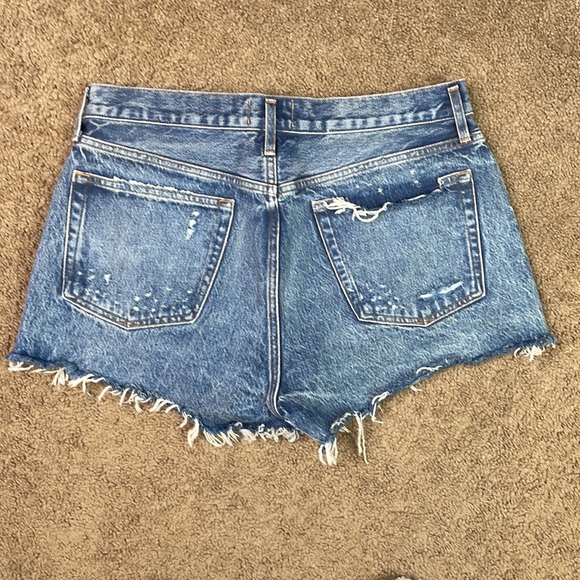 Agolde hi-rise button fly Jean shorts - Picture 3 of 6